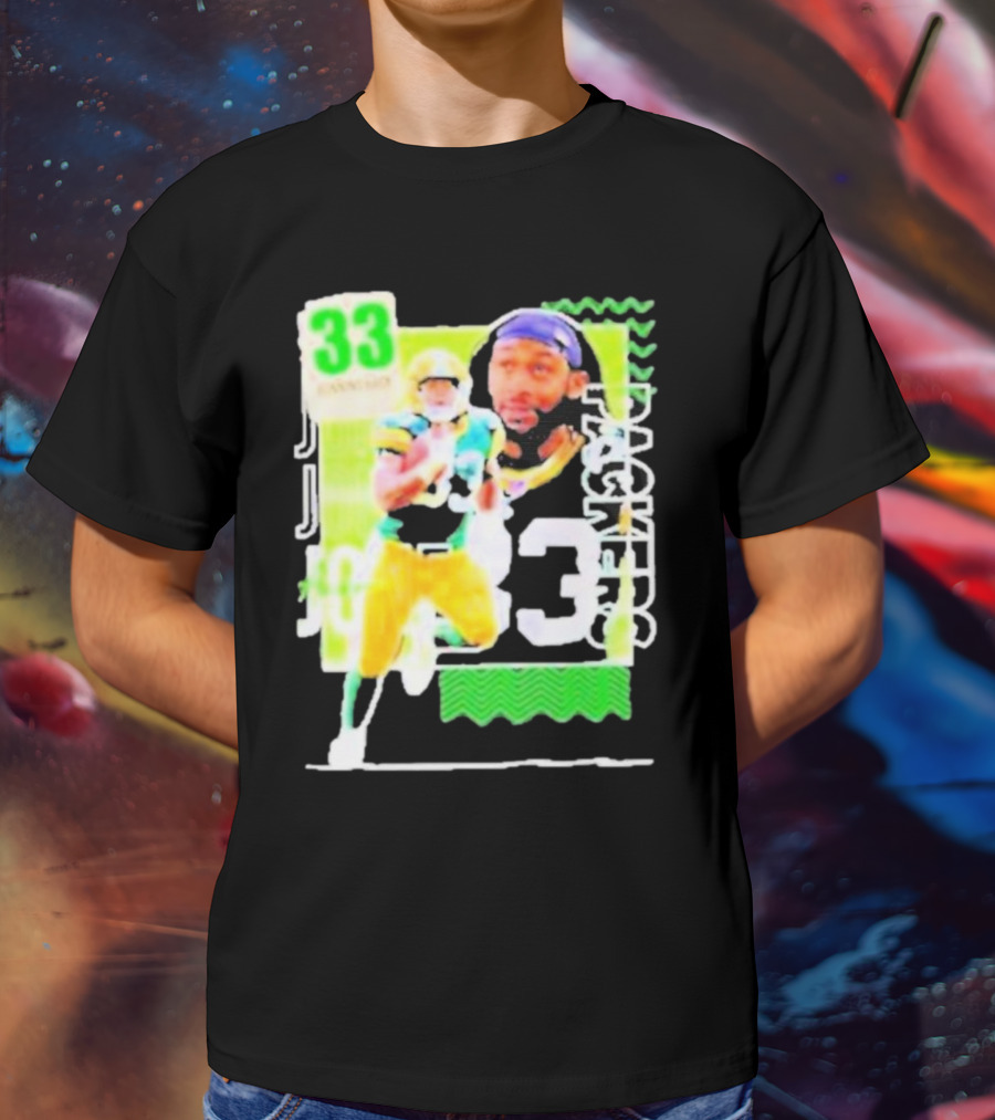 Packers Aaron Jones 33 Football Player Running Back T-Shirt