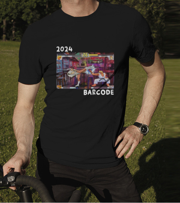 Street Fighter 3Rd Strike Barcode T-Shirt