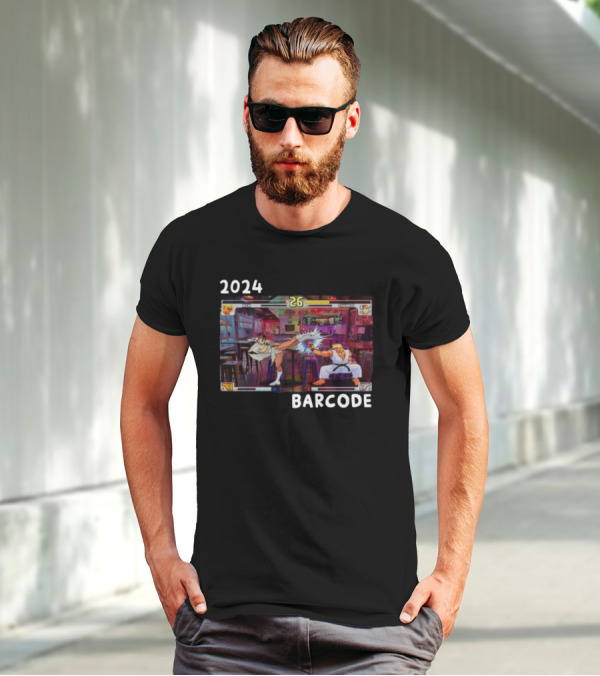 Street Fighter 3Rd Strike Barcode T-Shirt
