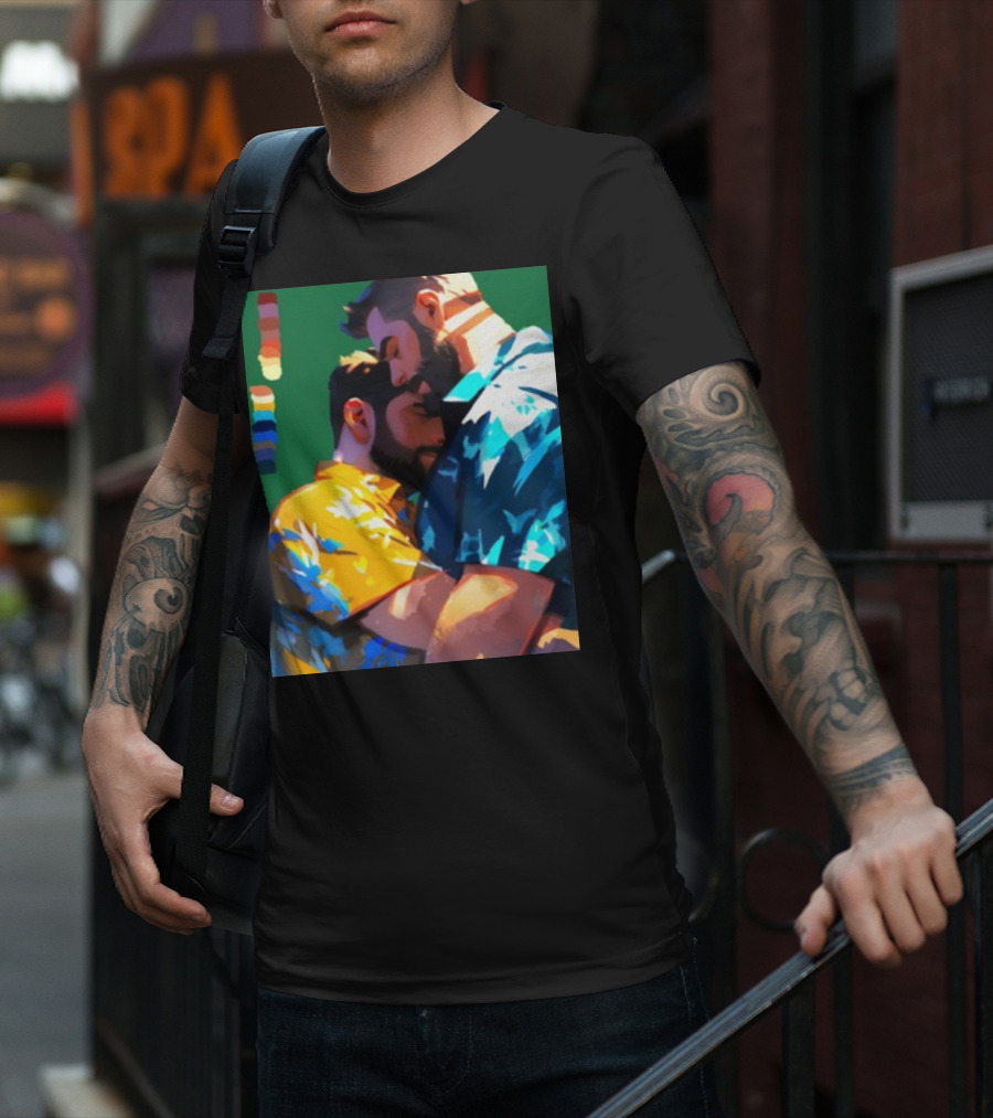 Ego Rodriguez Colours Pride Men's Embrace T-Shirt