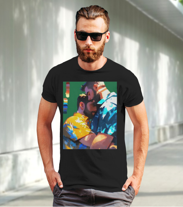 Ego Rodriguez Colours Pride Men's Embrace T-Shirt