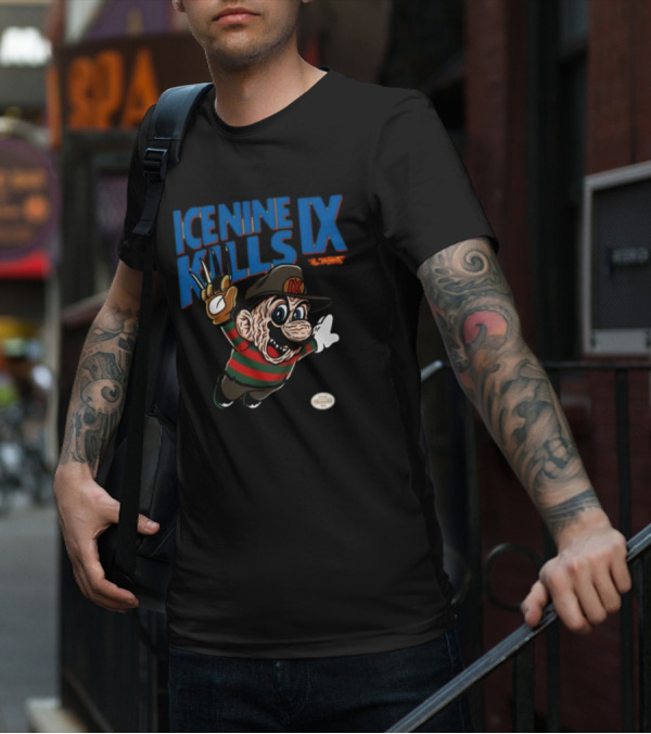 Ice Nine Kills IX The American Nightmare Freddy Krueger Mario Horror Mashup T-Shirt