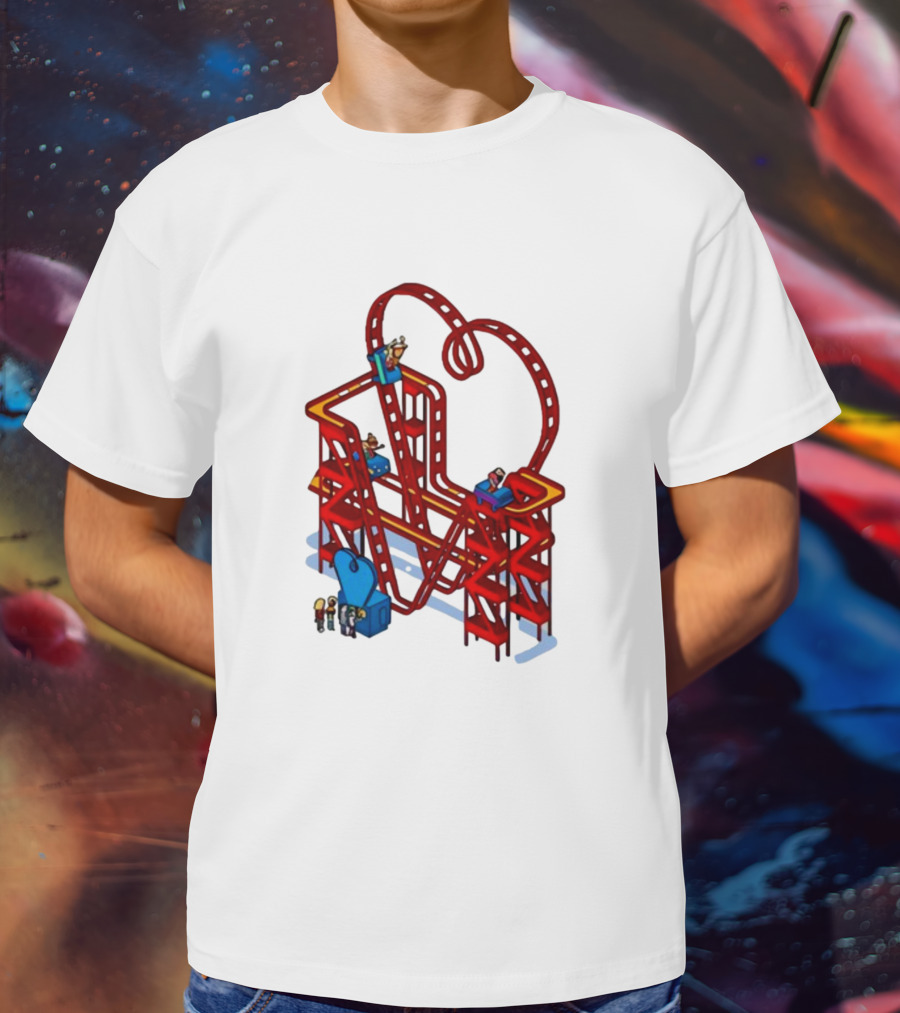 James Marriott Are We There Yet Roller Coaster Construction Fun Adventure T-Shirt