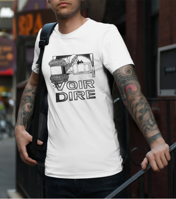 Voir Dire Earl Courtroom Gavel Scene T-Shirt