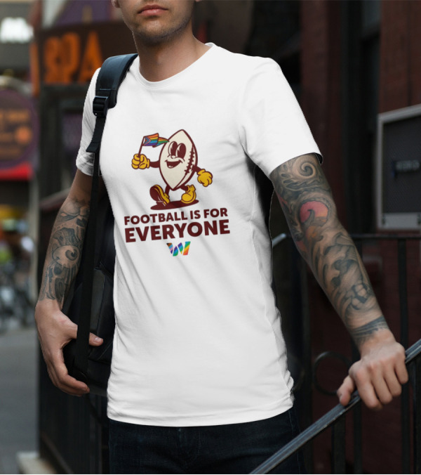 Washington Football Is For Everyone Pride T-Shirt