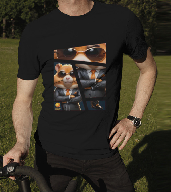 Hamster Combat Grandmaster Suit Sunglasses T-Shirt