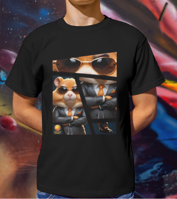 Hamster Combat Grandmaster Suit Sunglasses T-Shirt