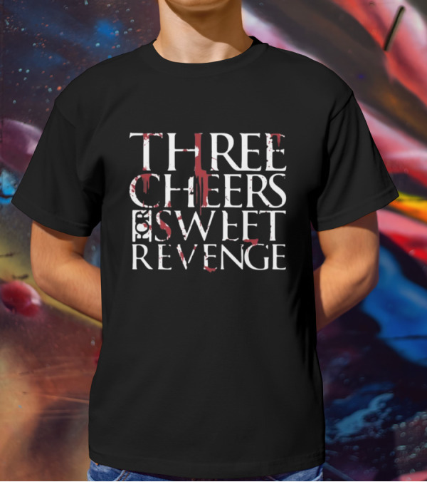 My Chemical Romance Three Cheers For Sweet Revenge Blood Splatter T-Shirt