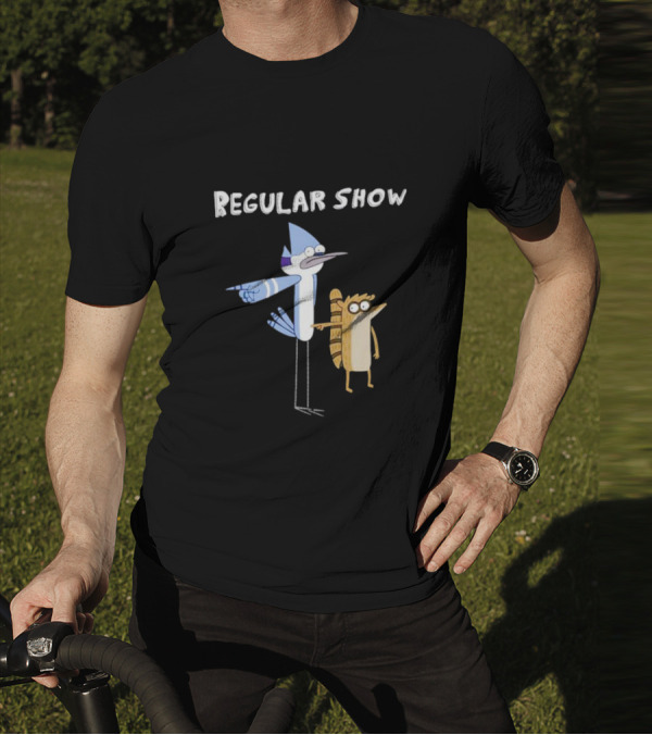 Regular Show Mordecai And Rigby Characters T-Shirt