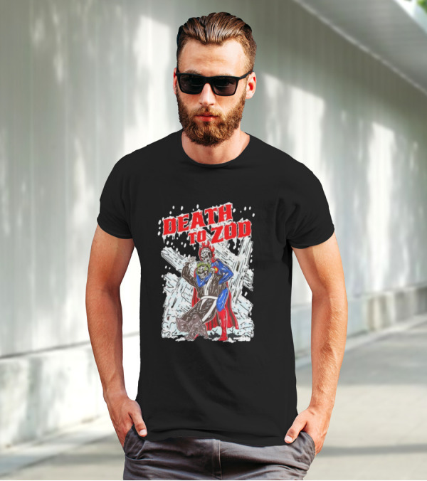 Keon Coleman Death To Zod Superman Parody Heroic T-Shirt