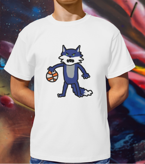 Lynx Paint Night Basketball Wolf T-Shirt