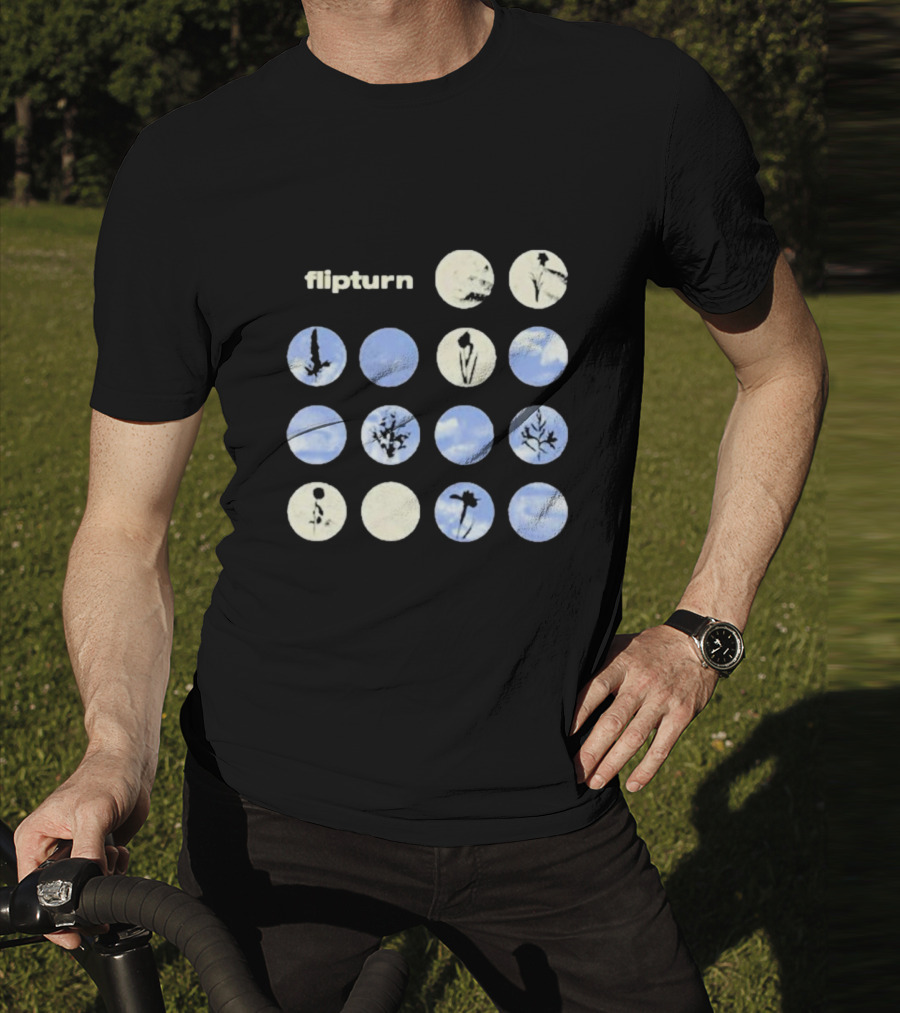Flipturn Wildflower Sky Circles Botanical T-Shirt