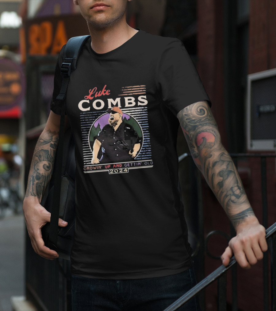 Luke Combs Growin’ Up And Gettin’ Old T-Shirt