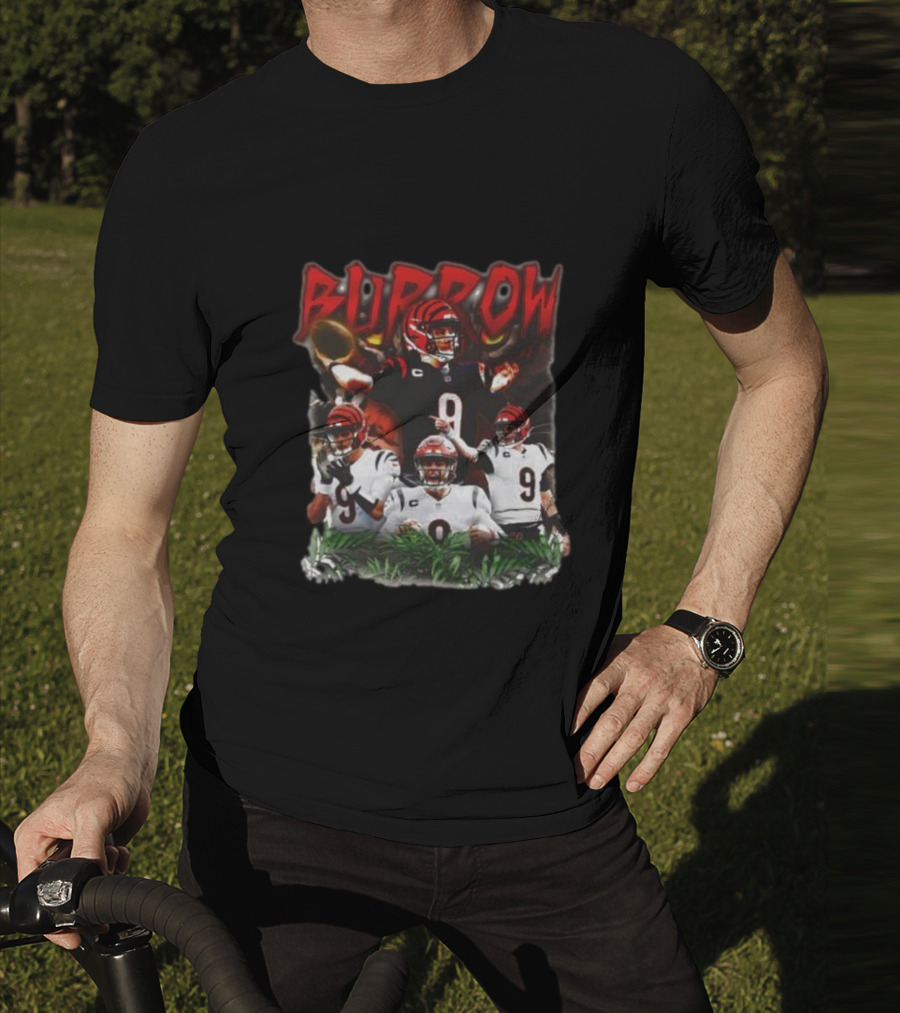 BURROW Bengal Tiger King Football T-Shirt