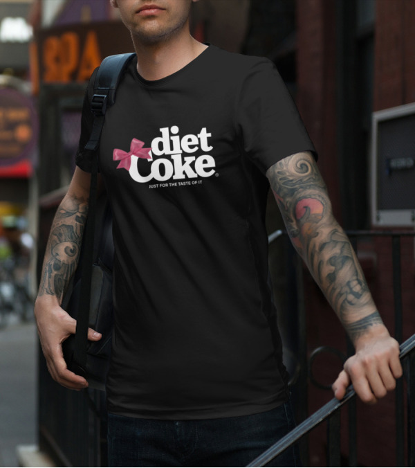 Diet Coke Just For The Taste Of It With Red Bow T-Shirt