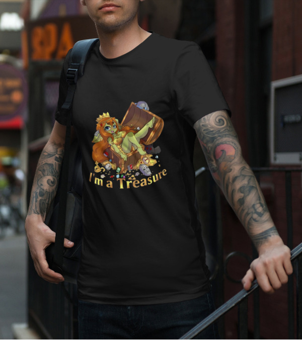Gob Mode I'm A Treasure Chibi Goblin In Treasure Chest T-Shirt