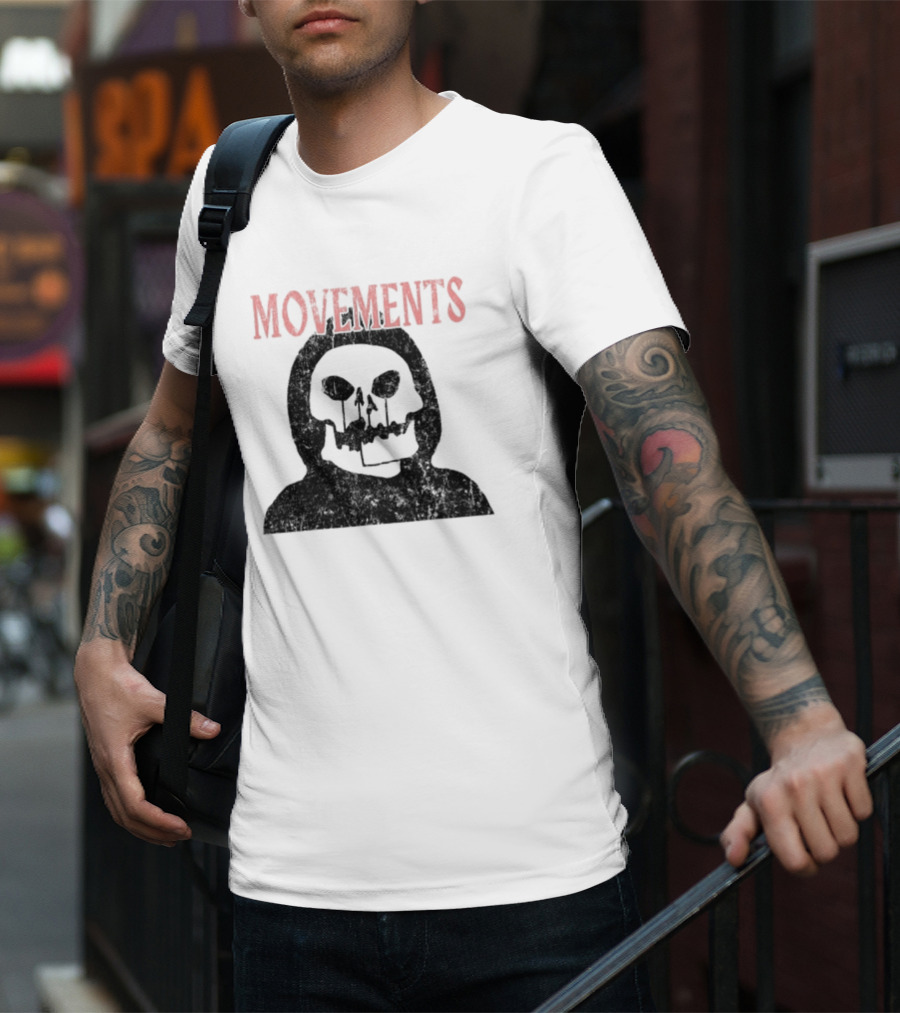 Movements Afraid To Die Black Hoodie Skull T-Shirt