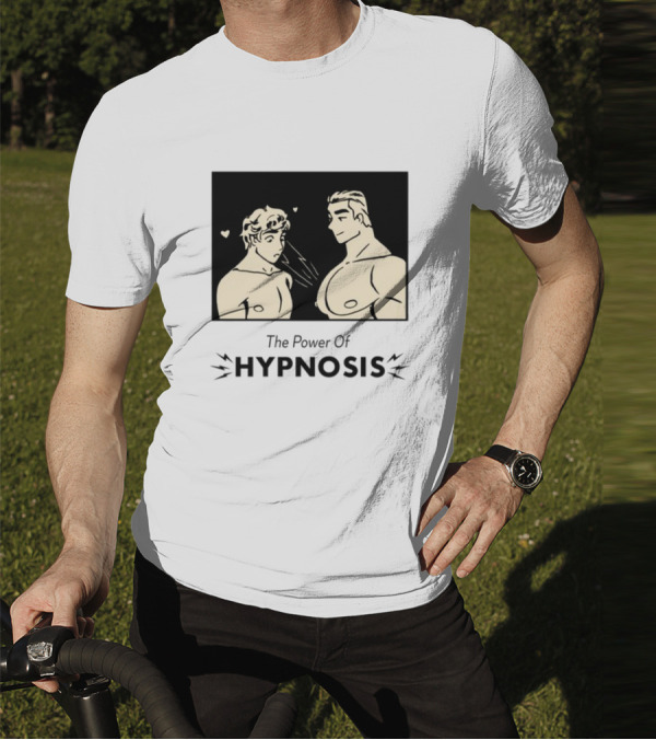 Hypnosis Power With Mesmerized Characters And Heart Symbols T-Shirt