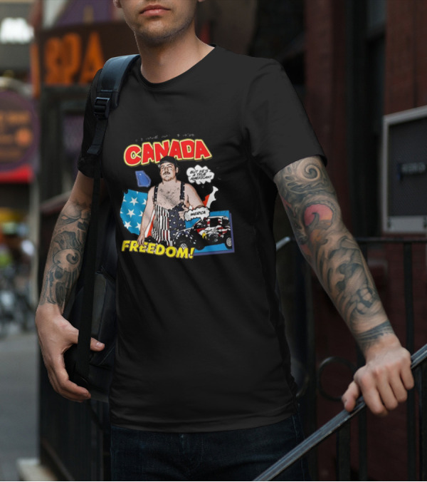 His Name May Be Noah Canada Freedom True American Comic T-Shirt