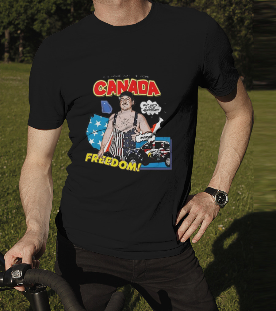 His Name May Be Noah Canada Freedom True American Comic T-Shirt