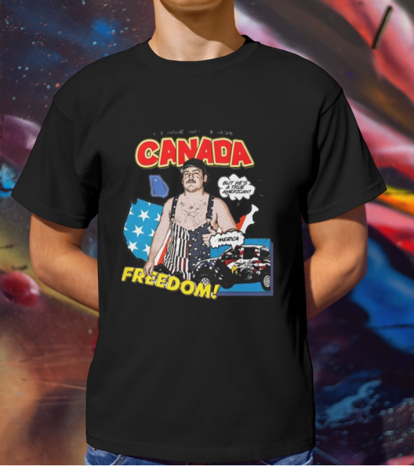 His Name May Be Noah Canada Freedom True American Comic T-Shirt