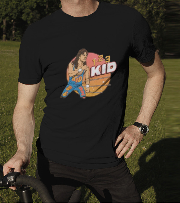 1-2-3 Kid Wrestling Legend Retro Graphics T-Shirt