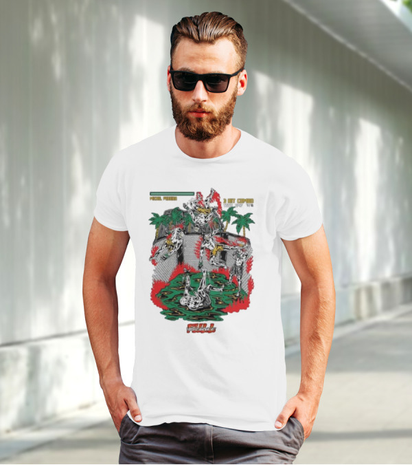 Michel Pereira Full Violence 8 Hit Combo Total Opp KO High T-Shirt