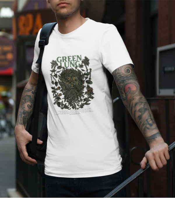 Green Lung Mythical Foliate Face Live At Hellfest T-Shirt