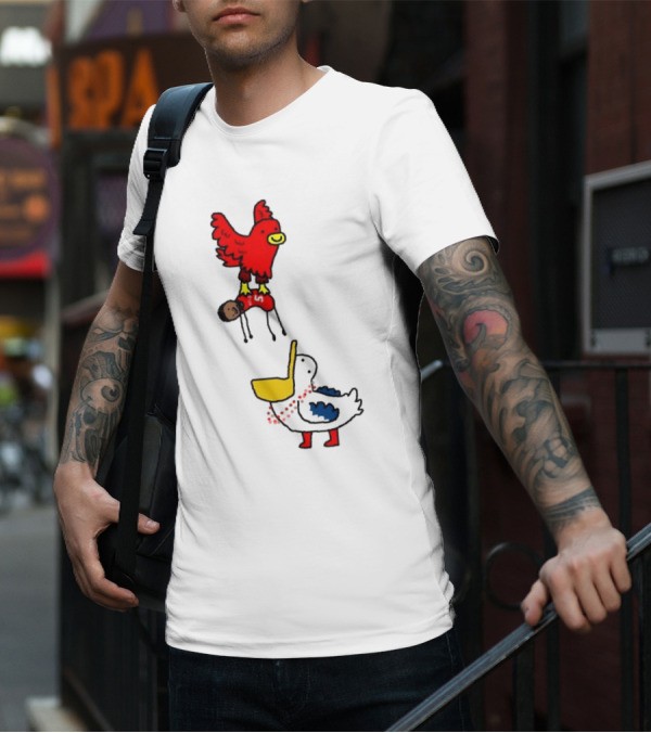 Hawks Trade Dejounte Murray To The Pelicans NBA Paint Bird Dunking Player T-Shirt