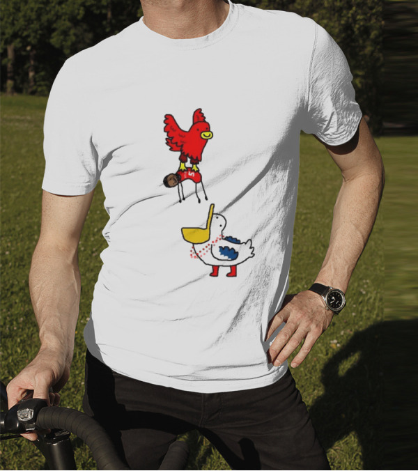 Hawks Trade Dejounte Murray To The Pelicans NBA Paint Bird Dunking Player T-Shirt