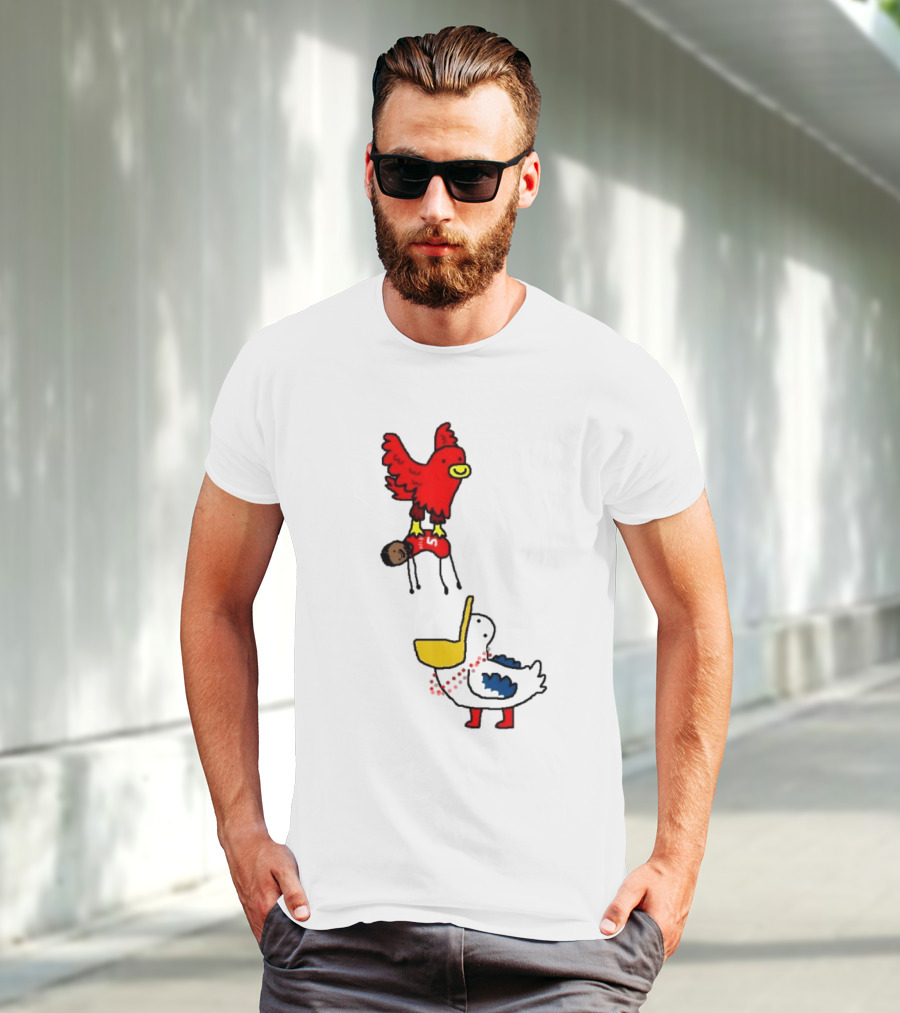 Hawks Trade Dejounte Murray To The Pelicans NBA Paint Bird Dunking Player T-Shirt