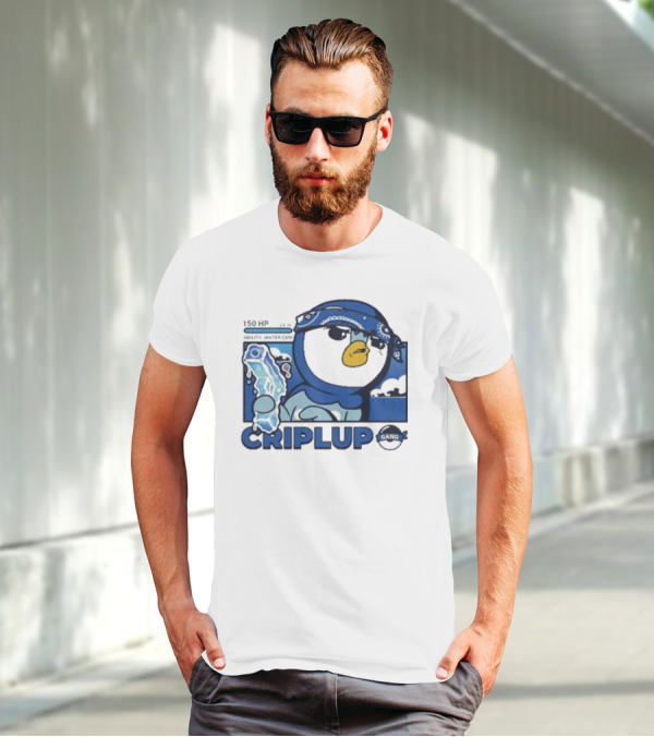 Impjcomics Criplup Comic Blue Bandana Penguin T-Shirt