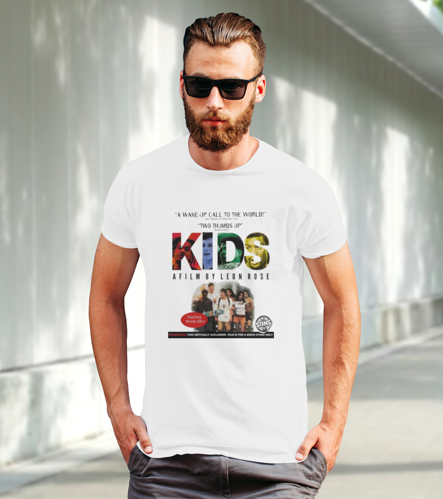 A Wake-up Call To The World Two Thumbs Up Kids A Film By Leon Rose Starring Brock Aller T-Shirt