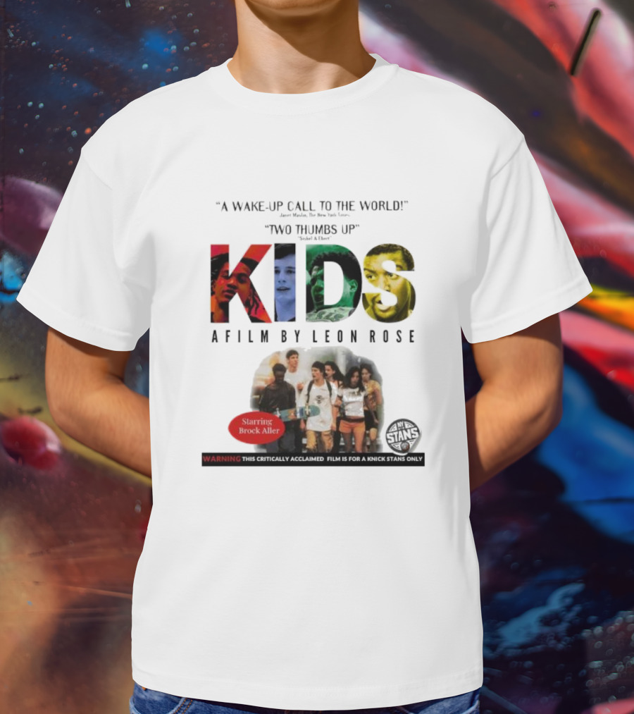 A Wake-up Call To The World Two Thumbs Up Kids A Film By Leon Rose Starring Brock Aller T-Shirt