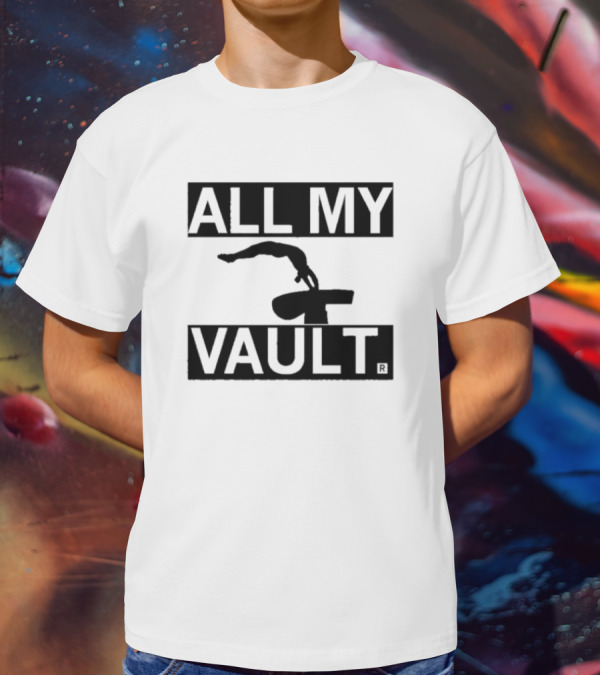 ALL MY VAULT Gymnastics Pommel Horse T-Shirt