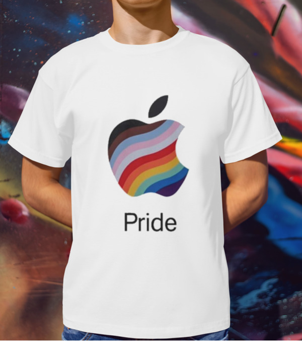 Apple Pride Rainbow T-Shirt
