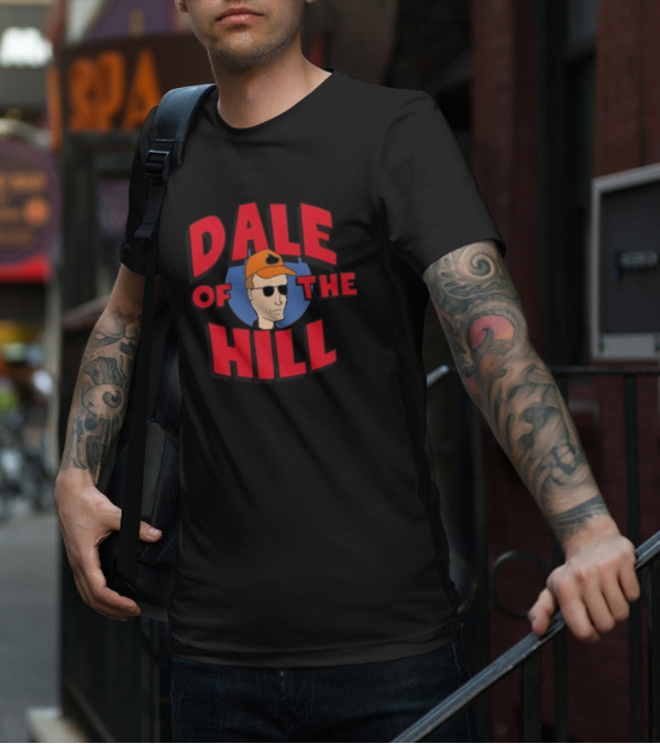 Dale Of The Hill King Of The Hill Character With Sunglasses And Orange Hat T-Shirt