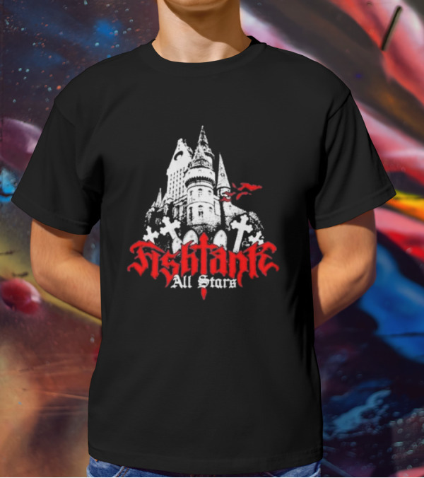 Fishtank All Stars Vampire Castle With Crosses T-Shirt