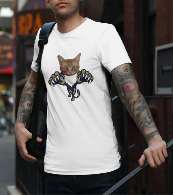 Florida Panthers Cat Head Logo Paul Maurice T-Shirt