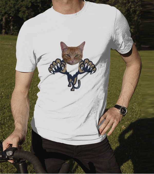 Florida Panthers Cat Head Logo Paul Maurice T-Shirt