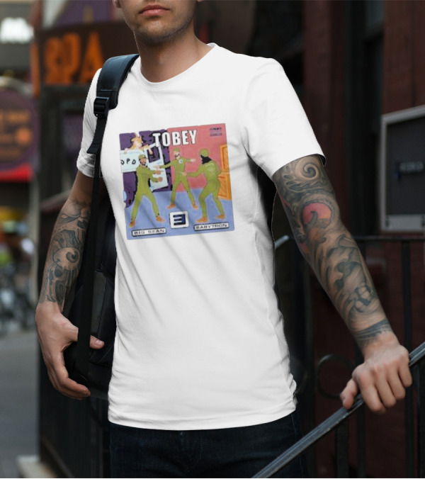 Eminem Tobey Big Sean BabyTron Meme Three Spider-Men Arms T-Shirt