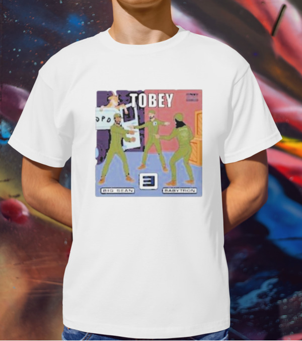Eminem Tobey Big Sean BabyTron Meme Three Spider-Men Arms T-Shirt