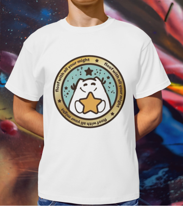 Floof With All Your Might Starry Circle Logo Est 2005 T-Shirt