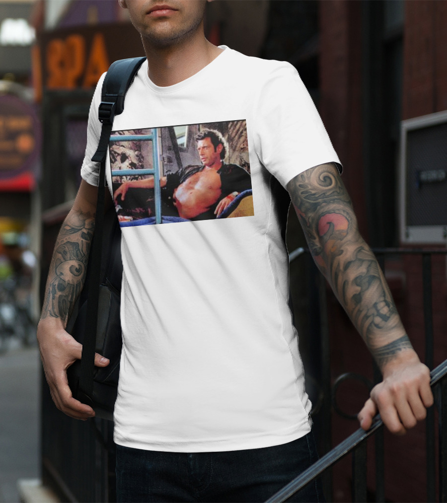 Ian Malcolm Jurassic Park Iconic Scene T-Shirt