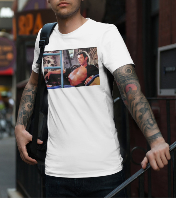 Ian Malcolm Jurassic Park Iconic Scene T-Shirt