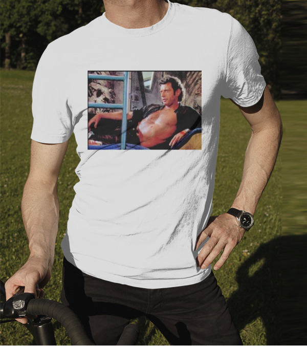 Ian Malcolm Jurassic Park Iconic Scene T-Shirt