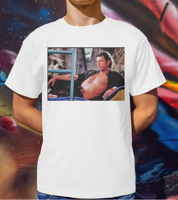 Ian Malcolm Jurassic Park Iconic Scene T-Shirt
