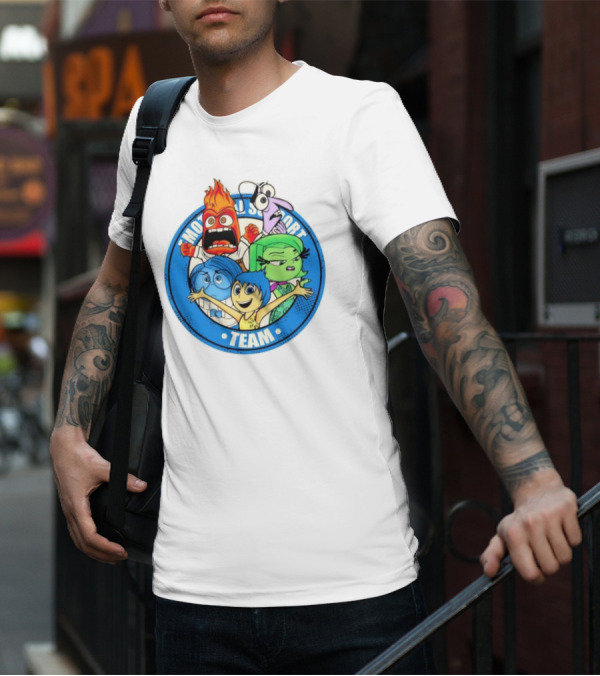 Emotional Support Team Inside Out Characters Riley's Emotions T-Shirt