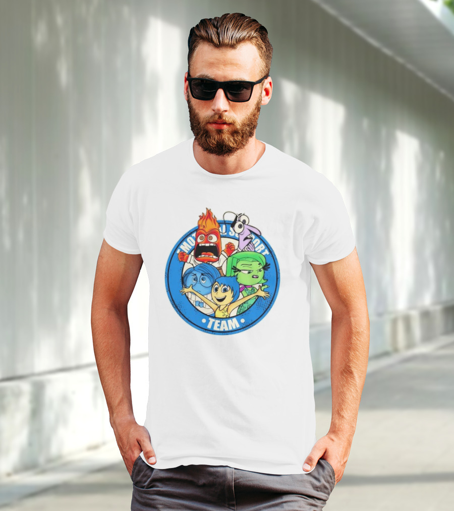 Emotional Support Team Inside Out Characters Riley's Emotions T-Shirt