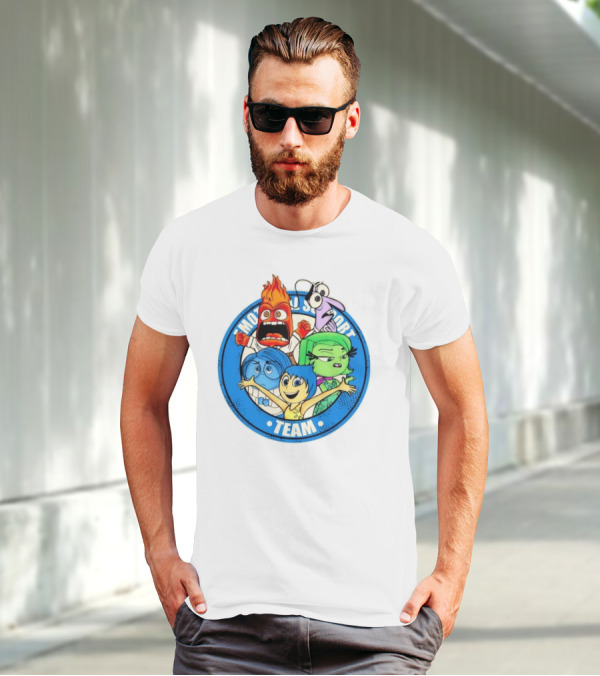 Emotional Support Team Inside Out Characters Riley's Emotions T-Shirt